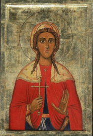 St. Kyriaki the Great Martyr of Nicomedia.