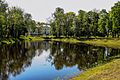 Het park bij het landhuis