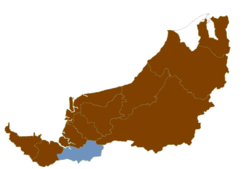 Location of Sri Aman