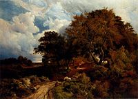 The road across the Common, 1851