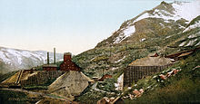 Silver mines in Aspen (1898) Silver mines, Aspen, Colorado, 1898.jpg