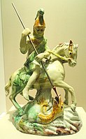 St. George and the Dragon, attributed, 1760s