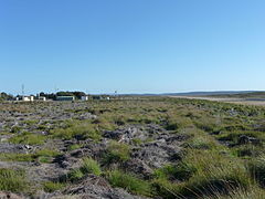 General view of the airport looking south