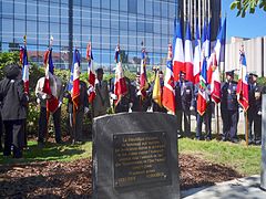 Inauguration de l'allée des Justes, le 22 juillet 2012.