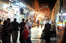 Ramadan night bazar in Jerusalem