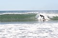 Surfing in Roca Bruja, Tamarindo.