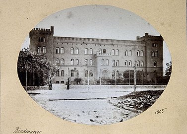 Garrison Hospital in 1865, with its original features
