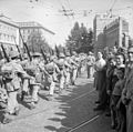 الجيش البريطاني يغادر روما 1944