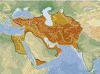 My map of the Sasanian Empire