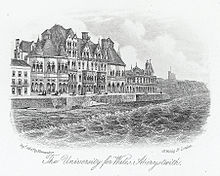 The University for Wales, Aberystwyth, c.1870 The University for Wales, Aberystwith.jpeg