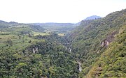 Vista sobre el congost de Gokteik entre Hsipaw i Pyin U Lwin