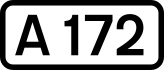 A172 road shield