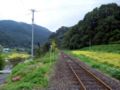 Uchina Station looking toward Tōjō Station