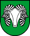 Tiroler Steinschaf im Wappen von Tux