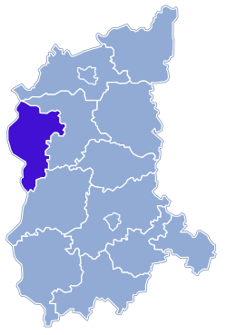 موقعیت شهرستان سووبیتسه در نقشه
