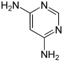 Struktur von 4,6-Diaminopyrimidin