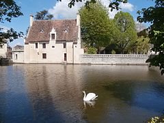 L'abbaye de Saint-Cyran-en-Brenne en 2016.