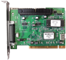 A typical 32-bit, 5 V-only PCI card, in this case, a SCSI adapter from Adaptec Adaptec AHA-2940AU.png