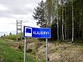 Alajärvi municipal border sign