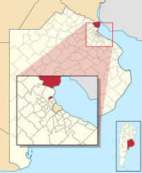 Partido di San Fernando – Mappa