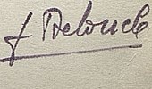 signature de Joseph Deloncle