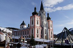 Ziel aller Mariazeller Wege: Die Basilika in Mariazell