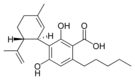 Strukturformel Cannabidiolsäure