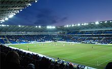 El Cardiff City Stadium fou la seu del partit