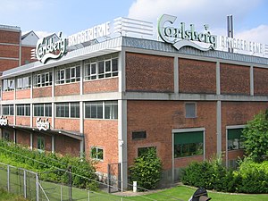 L'usine Carlsberg à Copenhague.