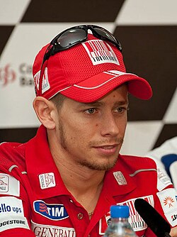 Casey Stoner on Casey Stoner 2010 Qatar Jpg