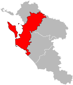 Arondismentul Rochefort în cadrul departamentului Charente-Maritime