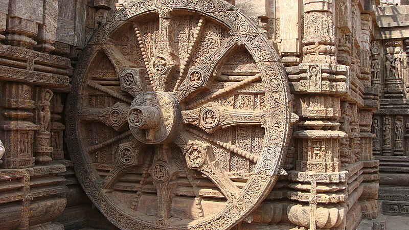 File:Chariot Wheel Konark Sun Temple.JPG