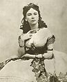 Cora Pearl la famosa cortigiana parigina nel 1860