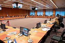 The European Union Political and Security Committee meets in January 2022 to discuss the crisis Deputy Secretary Sherman Meets With the EU Political and Security Committee (51816825196).jpg