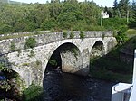 Old Shin Bridge Over River Shin, Inveran