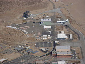 Vista aérea do Centro de Pesquisa de Voo Armstrong