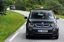 Norway has the largest BMW i3 market penetration per capita in the world Elbilfestival i Geiranger BMW i3 cropped.jpg