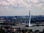 Erasmusbrug gezien vanaf de Euromast