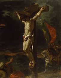 Christ on the Cross by Eugène Delacroix (1846 Salon)