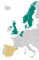 Image 7Contemporary European monarchies by type of succession   Absolute primogeniture   Male-preference cognatic primogeniture   Agnatic primogeniture   Elective/appointed (from Monarch)