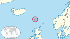 Faroe Islands in its region.svg
