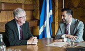 Former first minister meets Mark Drakeford