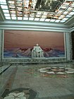 Ontvangsthal met Kim Il-sung standbeeld