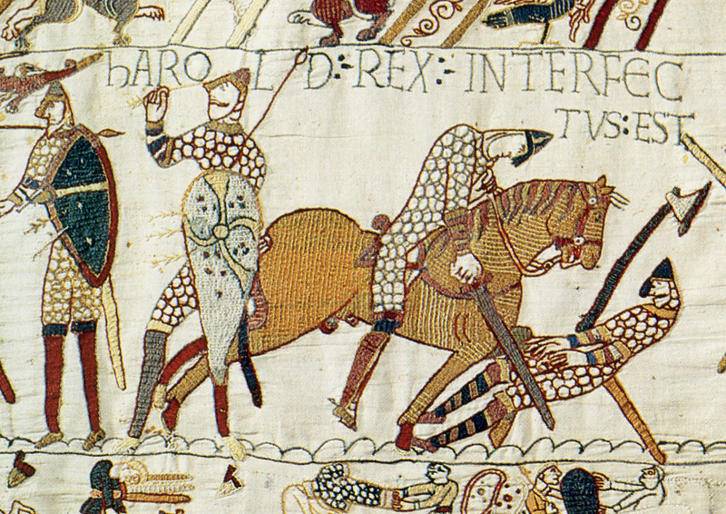 Harold dead bayeux tapestry
