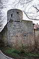 Nordöstlicher Eckturm, Feldseite