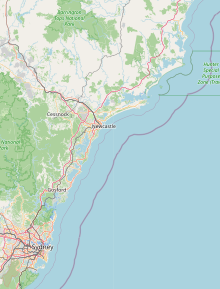 YWLM is located in the Hunter-Central Coast Region