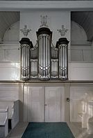 Interieur met orgel