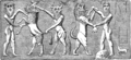 Gilgamesch im Kampf mit einem Löwen