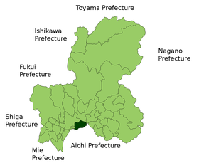 Localização de Kakamigahara