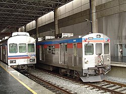 In right side. Train on left is a 1600 series